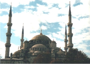 de Blauwe Moskee in Istanbul